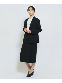 【wb】【Lサイズ】wb ダブルジョーゼットタイトスカート 詳細画像 ベージュ 13