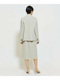 【wb】【Lサイズ】wb ダブルジョーゼットタイトスカート 詳細画像 ベージュ 6