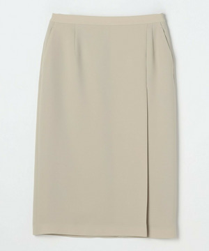 【wb】【Lサイズ】wb ダブルジョーゼットタイトスカート 詳細画像 ベージュ 1