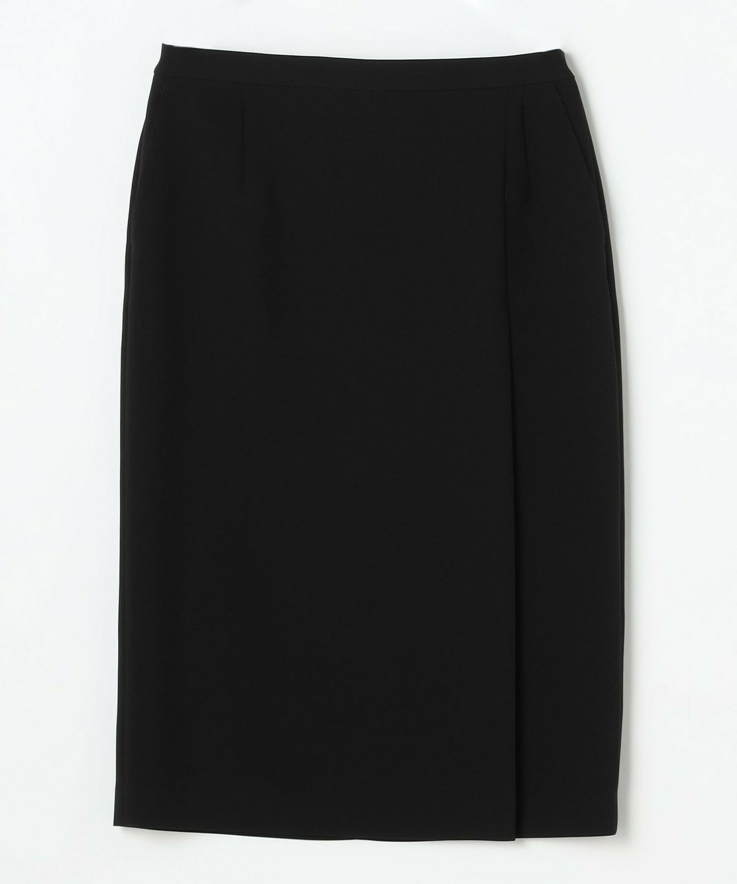 【wb】【Lサイズ】wb ダブルジョーゼットタイトスカート 詳細画像 ブラック 1