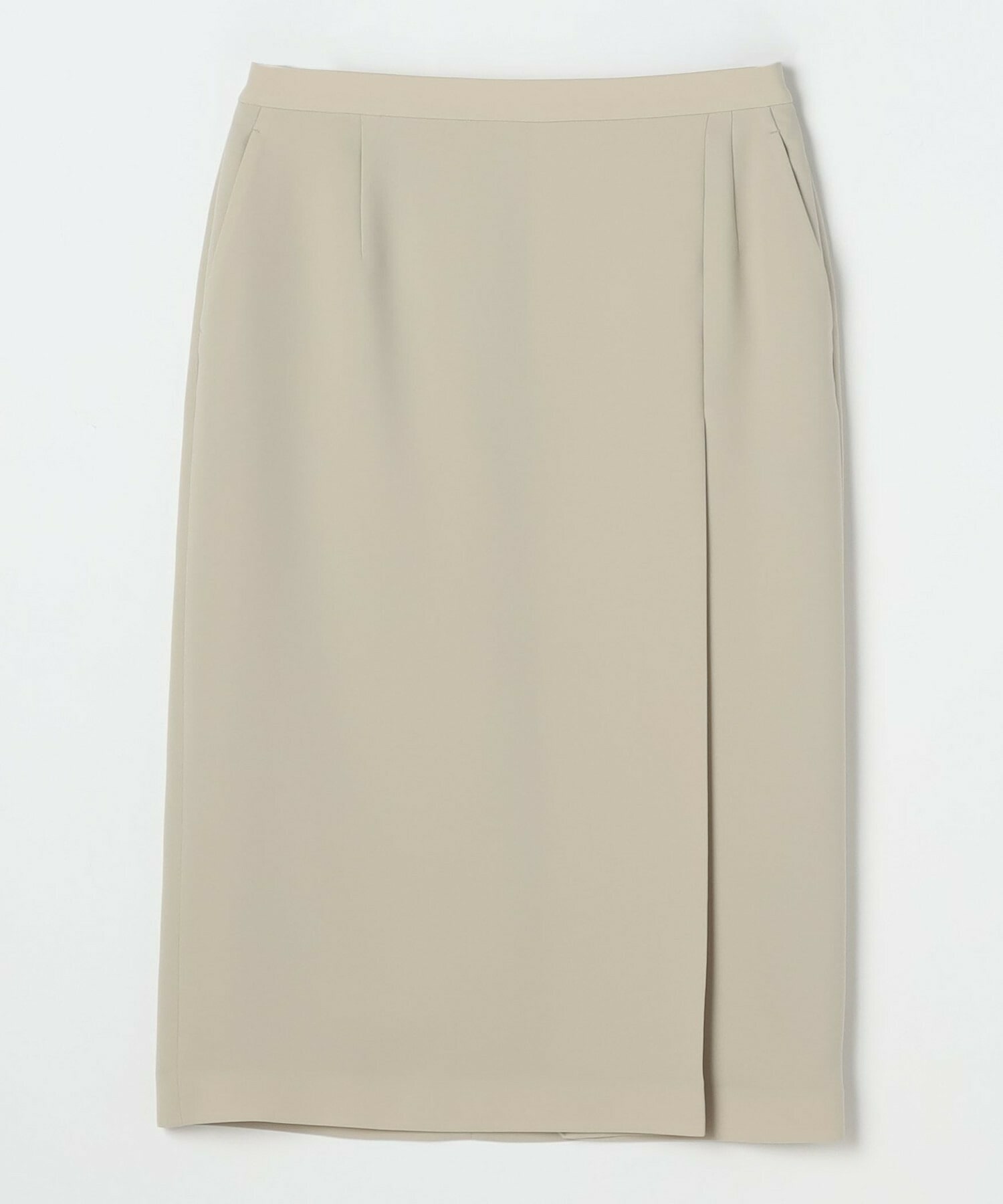 【wb】【Lサイズ】wb ダブルジョーゼットタイトスカート 詳細画像 ベージュ 1