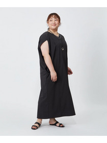 【MOGA】【大きいサイズ】2WAYタフタコクーンワンピース 詳細画像 ネイビー 14