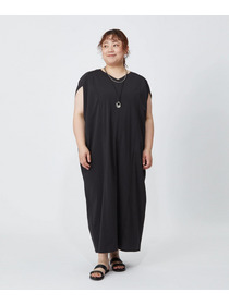 【MOGA】【大きいサイズ】2WAYタフタコクーンワンピース 詳細画像 ネイビー 3