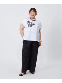 【MOGA】【大きいサイズ】タイプライターバイオセミワイドパンツ 詳細画像 カーキ 18