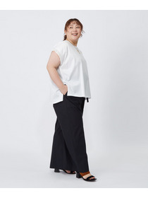 【MOGA】【大きいサイズ】60/2天竺メッシュレイヤードクルーネックTシャツ 詳細画像 オフホワイト 13