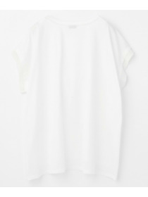 【MOGA】【大きいサイズ】60/2天竺メッシュレイヤードクルーネックTシャツ 詳細画像 オフホワイト 32