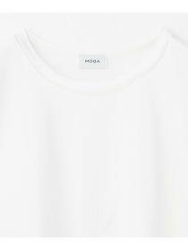 【MOGA】【大きいサイズ】60/2天竺メッシュレイヤードクルーネックTシャツ 詳細画像 オフホワイト 33