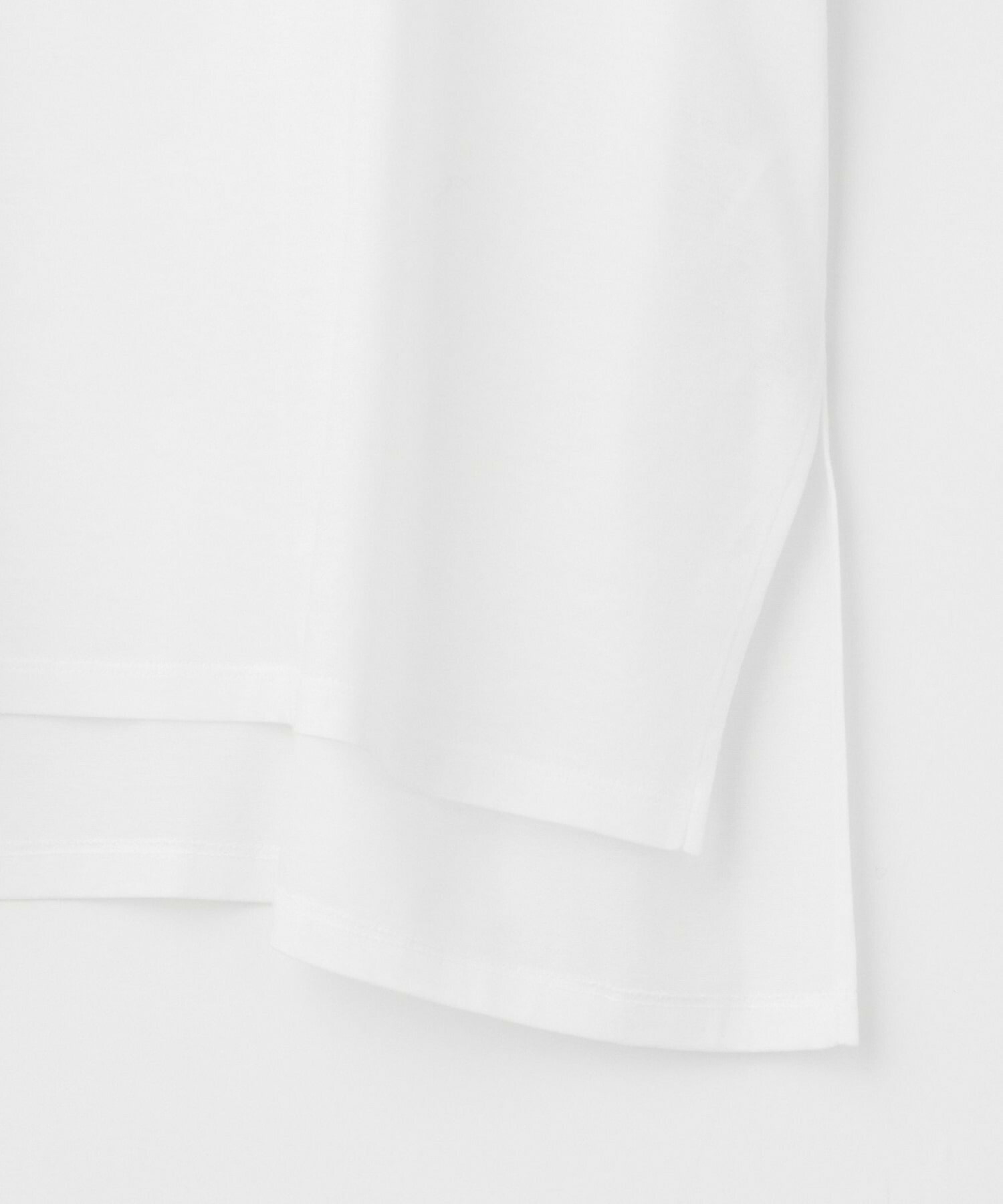 【MOGA】【大きいサイズ】60/2天竺メッシュレイヤードクルーネックTシャツ 詳細画像 オフホワイト 35