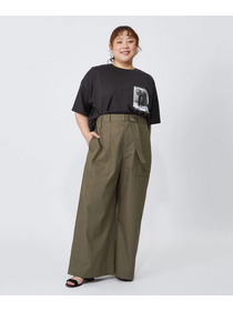 【MOGA】【大きいサイズ】ハイゲージ天竺フォトプリントTシャツ 詳細画像 トップグレー 20