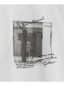 【MOGA】【大きいサイズ】ハイゲージ天竺フォトプリントTシャツ 詳細画像 トップグレー 31