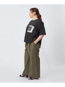 【MOGA】【大きいサイズ】ハイゲージ天竺フォトプリントTシャツ 詳細画像 トップグレー 6