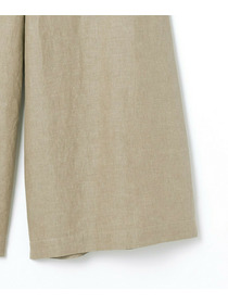 【feerique】【大きいサイズ】feerique ヘンプコットンシャンブレーギャザーパンツ 詳細画像 ベージュ 5