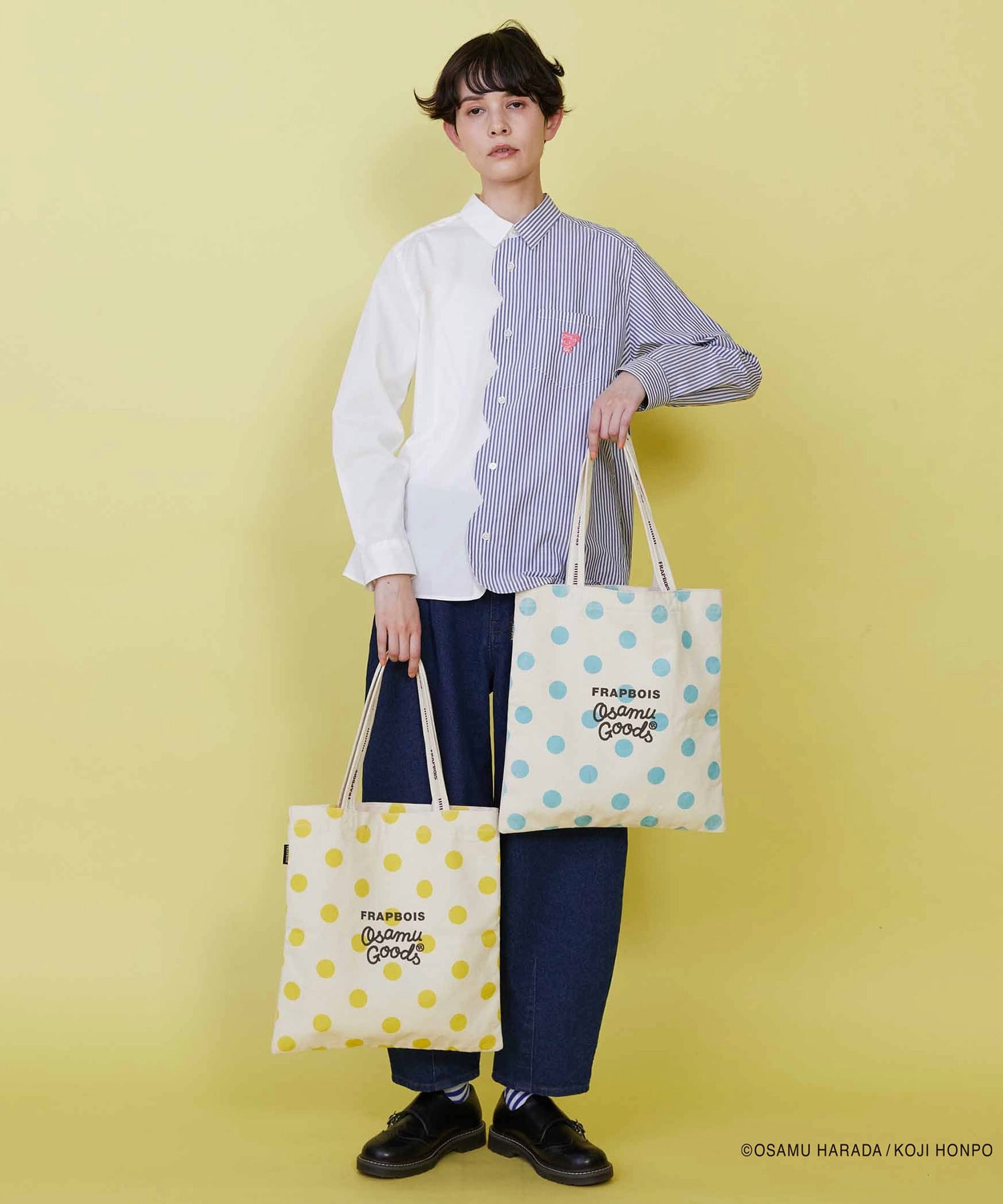 【FRAPBOIS】OSAMU GOODS ロゴトート 詳細画像 B 12