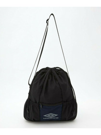 【FRAPBOIS】UMBRO ドローストリングバッグ 詳細画像 ブラック 16