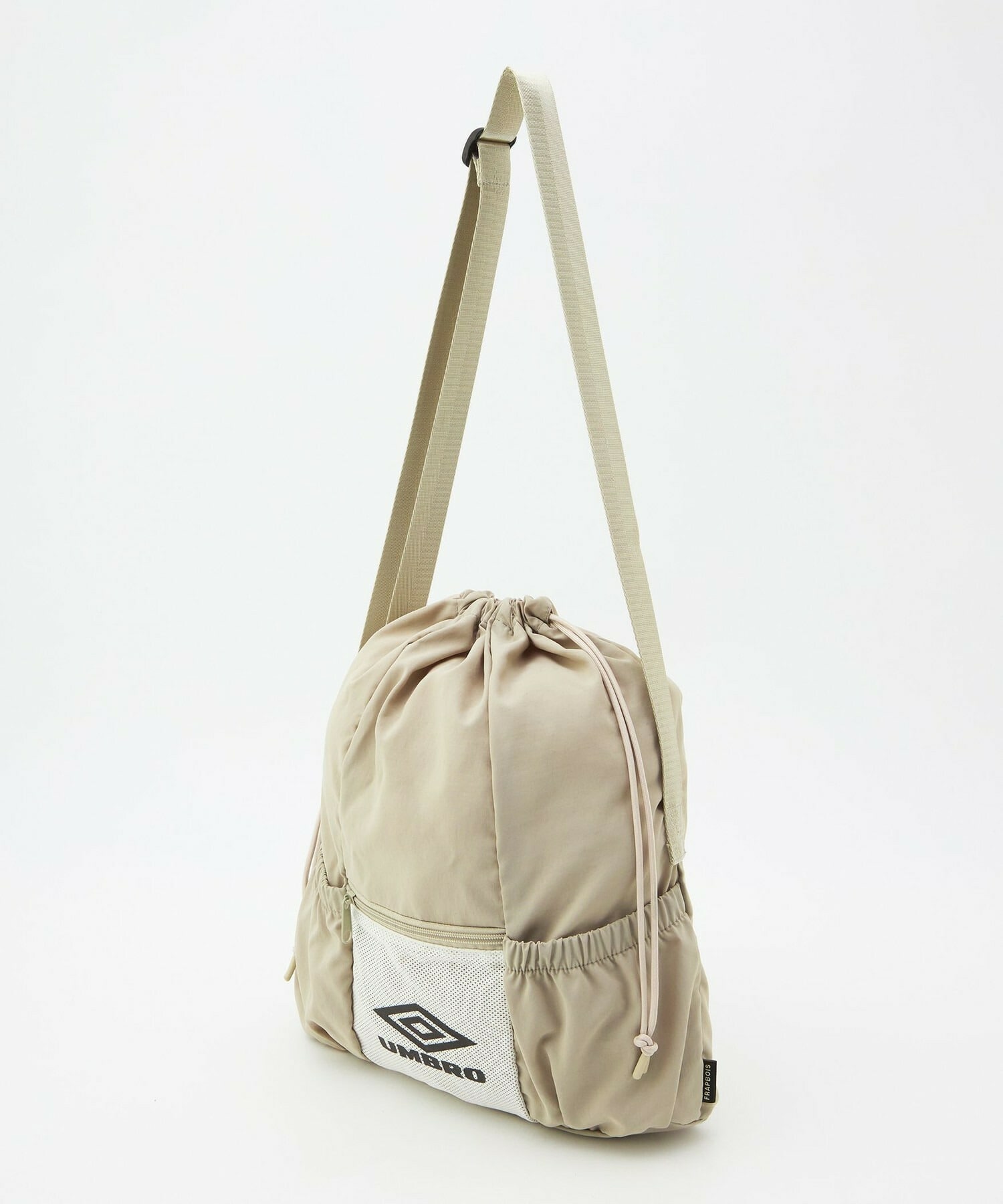 【FRAPBOIS】UMBRO ドローストリングバッグ 詳細画像 ブラック 3