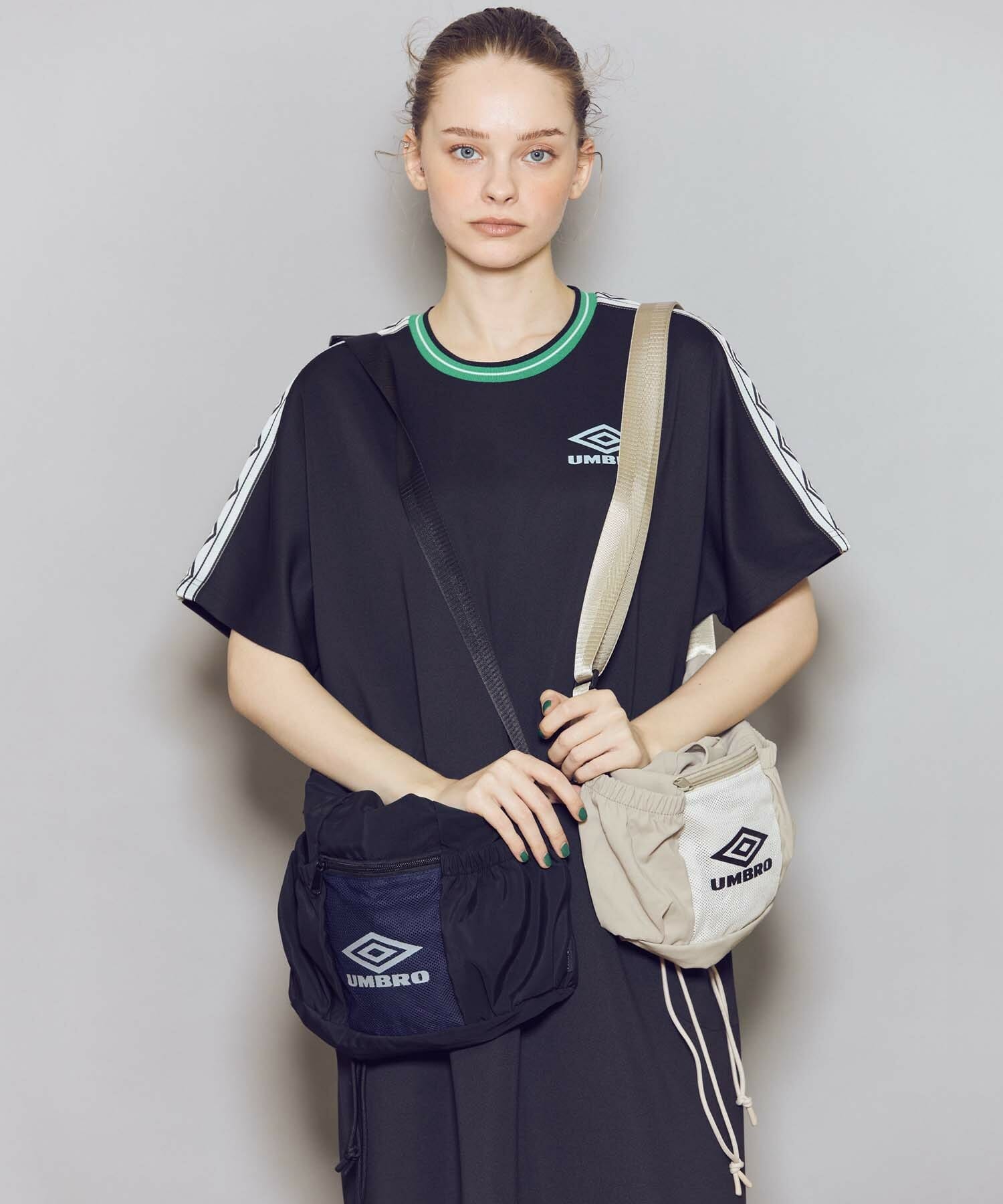 【FRAPBOIS】UMBRO ドローストリングバッグ 詳細画像 ブラック 9