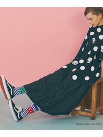 【FRAPBOIS】OSAMU GOODS ストライプソックス 詳細画像 ブラック 1