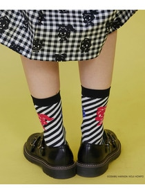 【FRAPBOIS】OSAMU GOODS ストライプソックス 詳細画像 ブラック 11