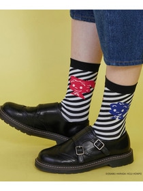 【FRAPBOIS】OSAMU GOODS ストライプソックス 詳細画像 ブラック 14
