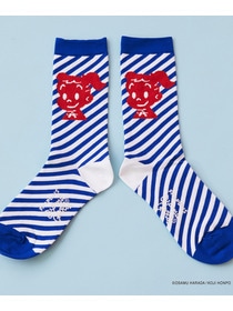 【FRAPBOIS】OSAMU GOODS ストライプソックス 詳細画像 ブラック 17