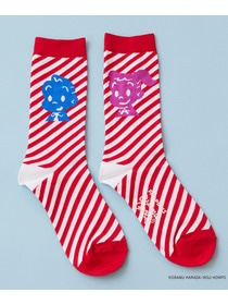 【FRAPBOIS】OSAMU GOODS ストライプソックス 詳細画像 ブラック 2