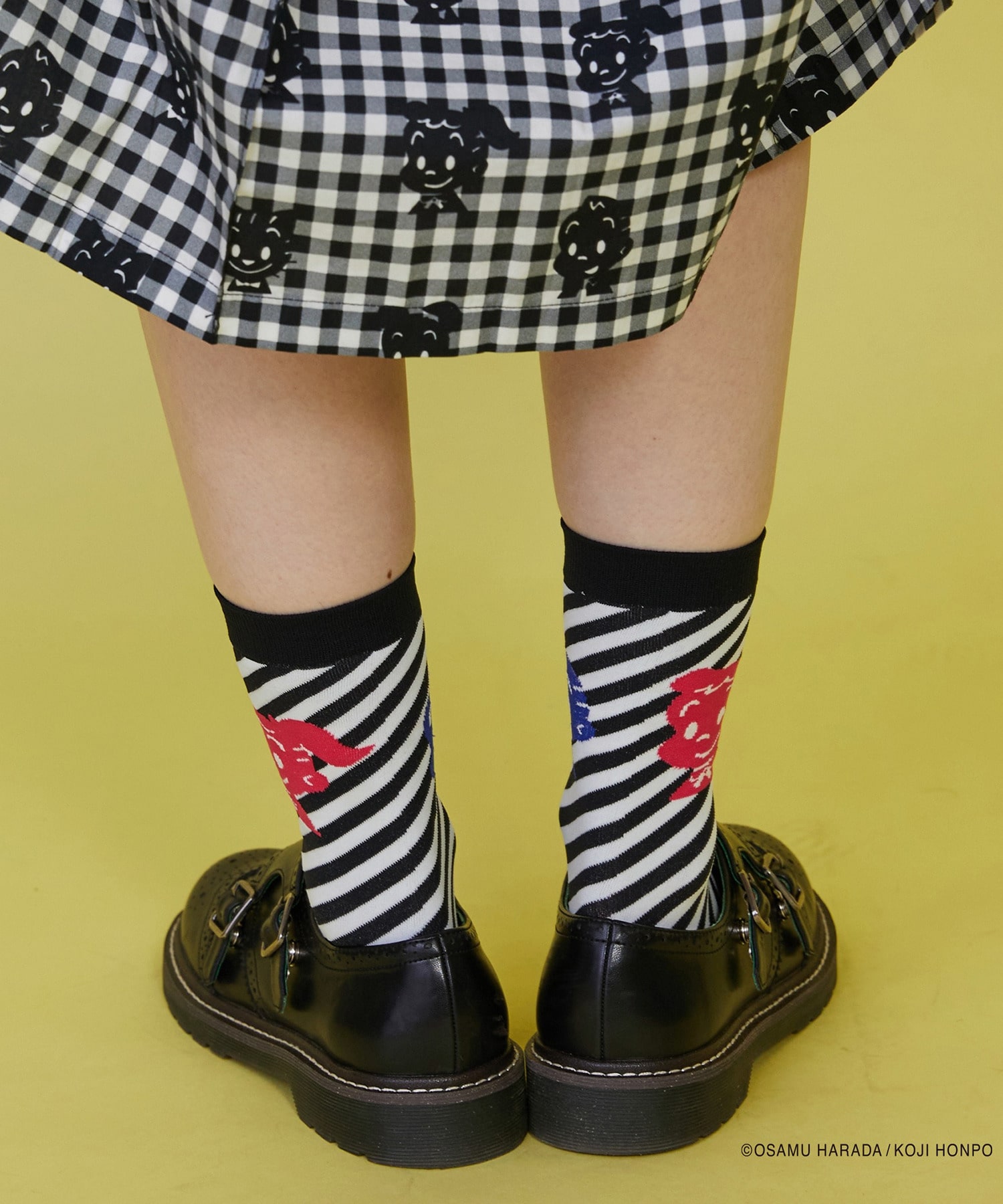 【FRAPBOIS】OSAMU GOODS ストライプソックス 詳細画像 ブラック 11