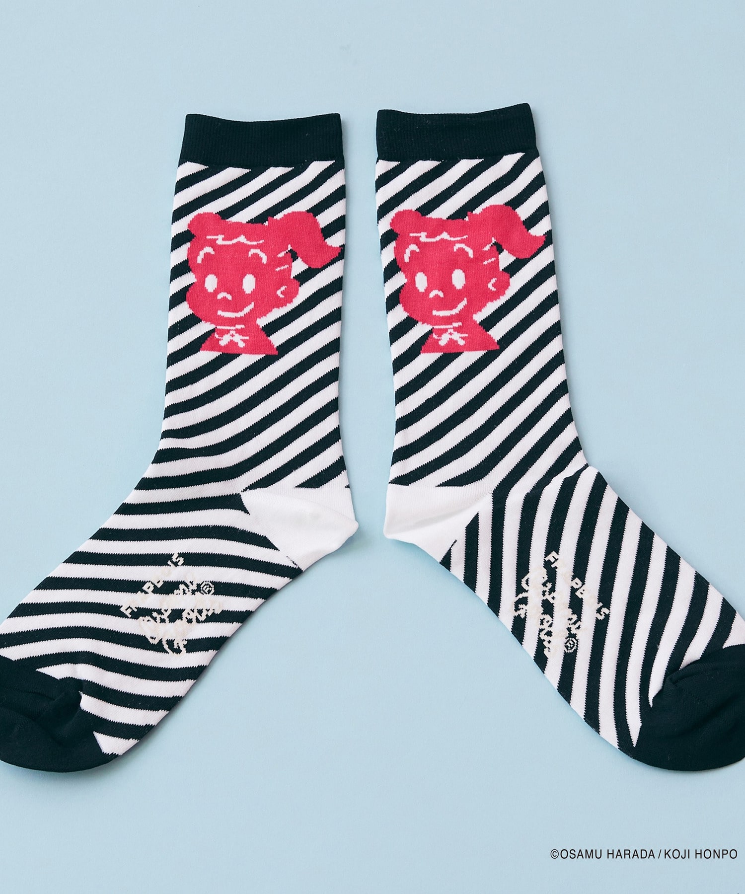 【FRAPBOIS】OSAMU GOODS ストライプソックス 詳細画像 ブラック 8