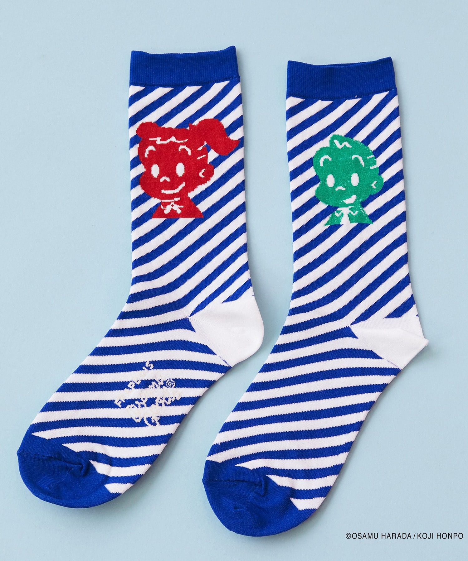 【FRAPBOIS】OSAMU GOODS ストライプソックス 詳細画像 ブルー 1