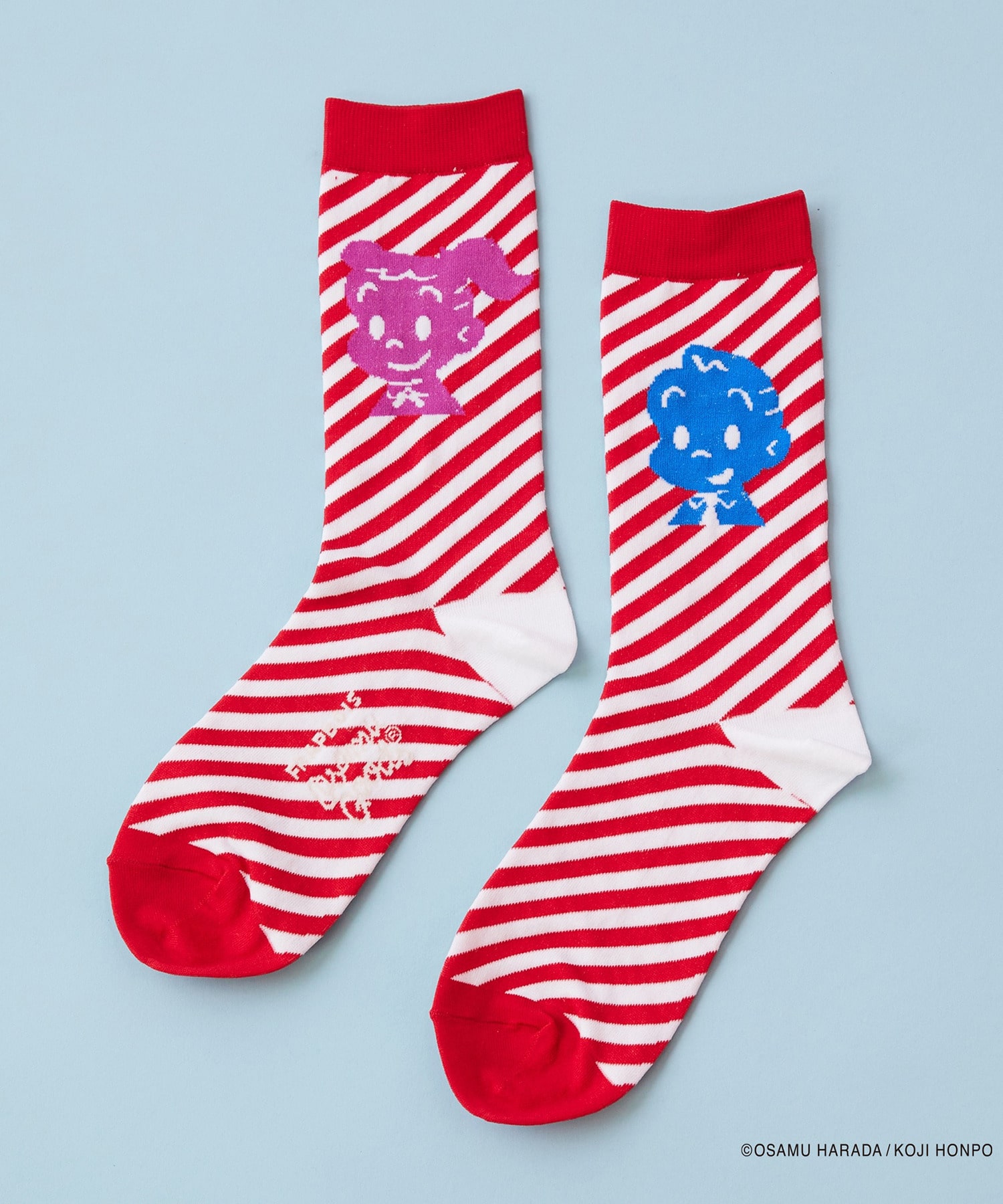 【FRAPBOIS】OSAMU GOODS ストライプソックス 詳細画像 レッド 1