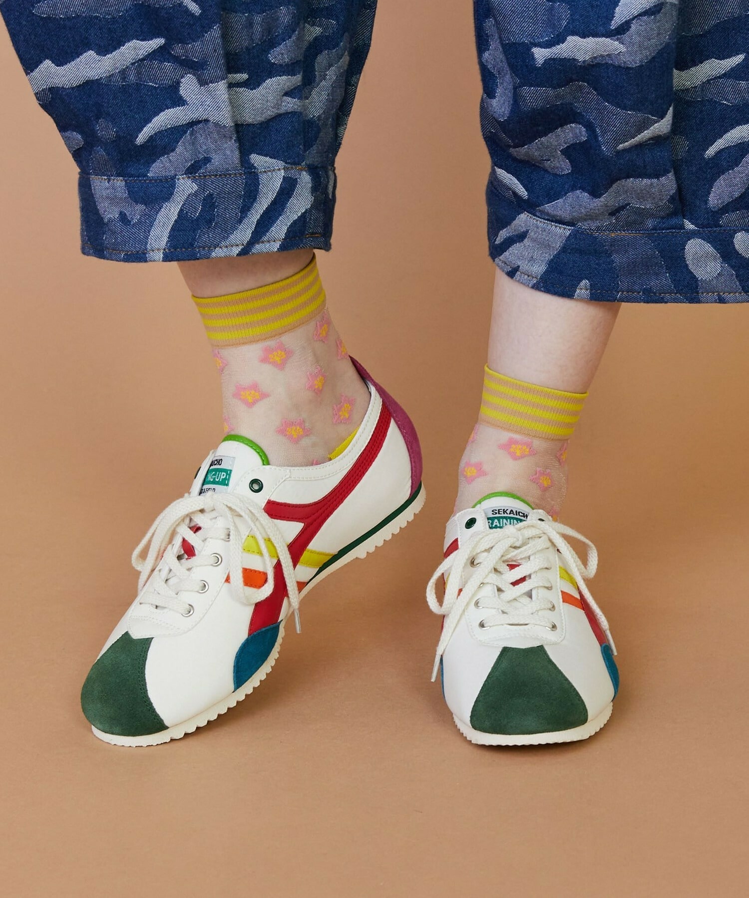 【FRAPBOIS】Panther カラースニーカー 詳細画像 ホワイト 6