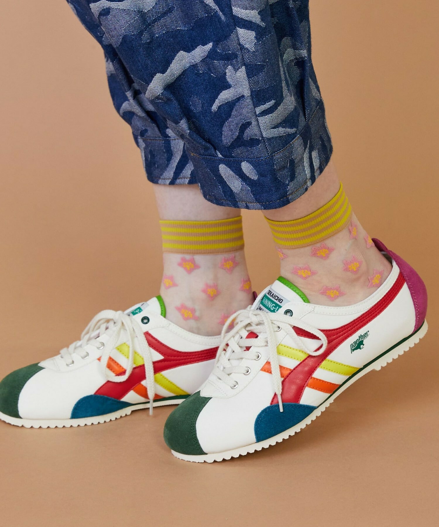 【FRAPBOIS】Panther カラースニーカー 詳細画像 ホワイト 7