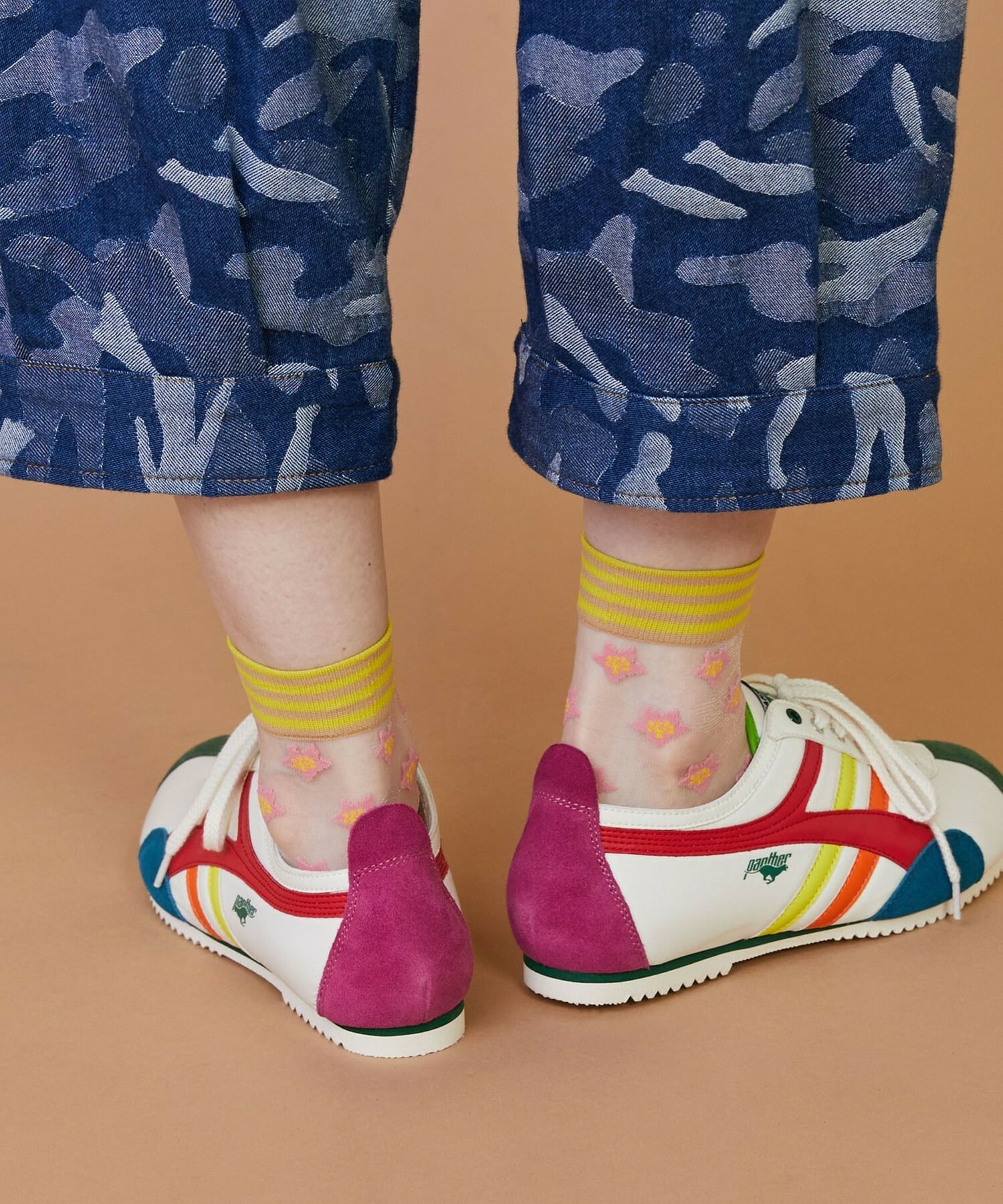 【FRAPBOIS】Panther カラースニーカー 詳細画像 ホワイト 8