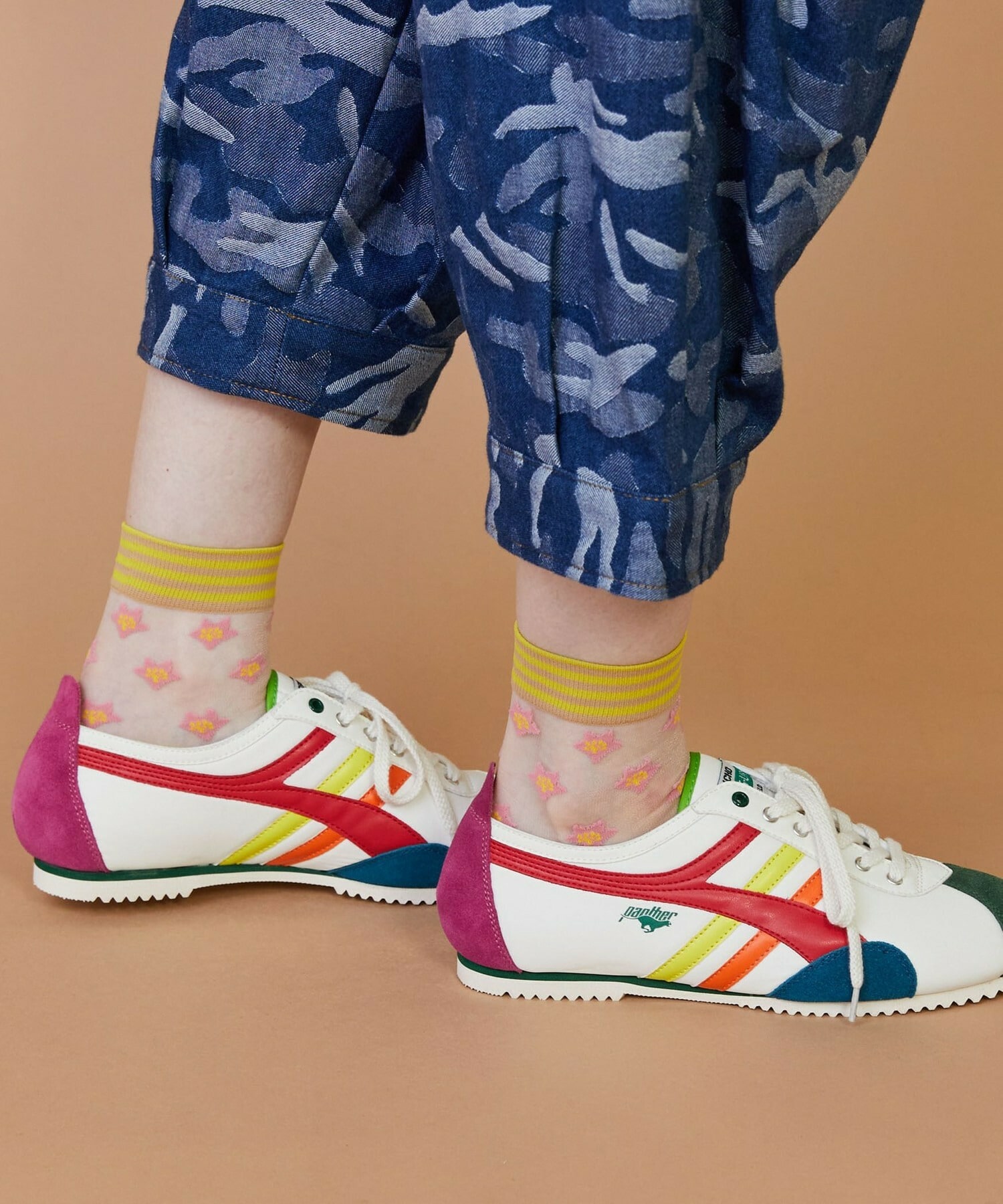 【FRAPBOIS】Panther カラースニーカー 詳細画像 ホワイト 9