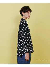 【FRAPBOIS】OSAMU GOODS スカラップシャツ 詳細画像 ブラック 19