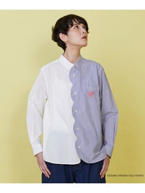 【FRAPBOIS】OSAMU GOODS スカラップシャツ 詳細画像 ブラック 3