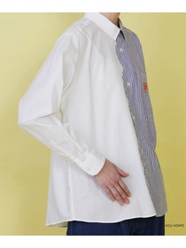 【FRAPBOIS】OSAMU GOODS スカラップシャツ 詳細画像 ブラック 8