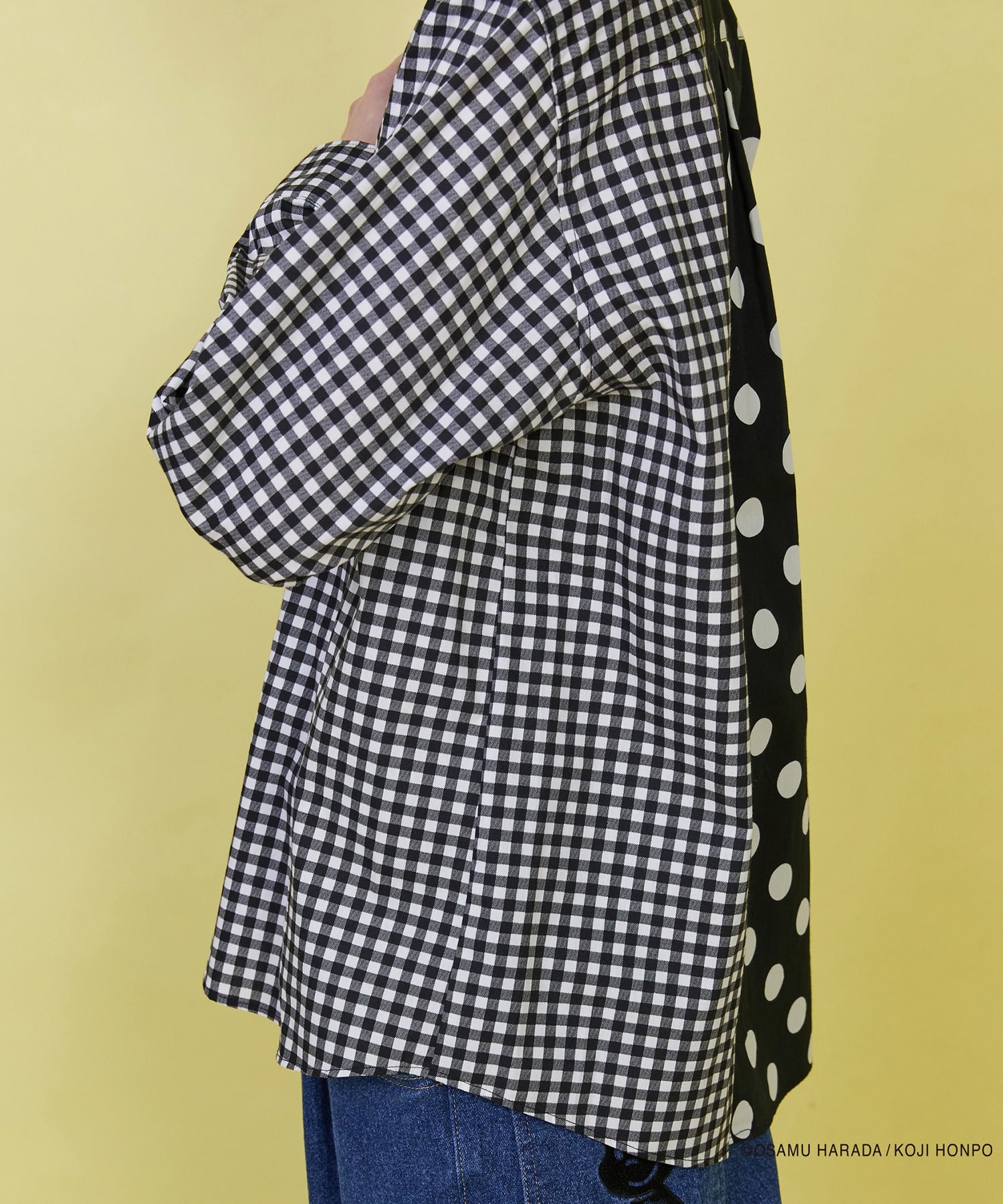 【FRAPBOIS】OSAMU GOODS スカラップシャツ 詳細画像 ブラック 20