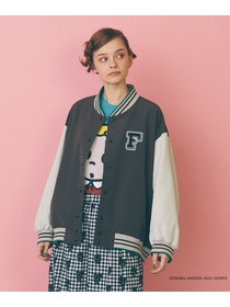 【FRAPBOIS】OSAMU GOODS レタードジャケット 詳細画像 チャコールグレー 1