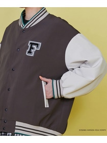 【FRAPBOIS】OSAMU GOODS レタードジャケット 詳細画像 チャコールグレー 12