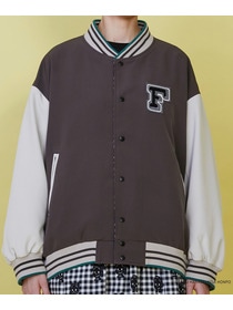 【FRAPBOIS】OSAMU GOODS レタードジャケット 詳細画像 チャコールグレー 13