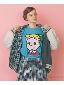 【FRAPBOIS】OSAMU GOODS レタードジャケット 詳細画像 チャコールグレー 2