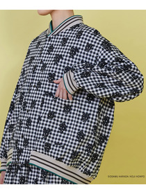 【FRAPBOIS】OSAMU GOODS レタードジャケット 詳細画像 チャコールグレー 24