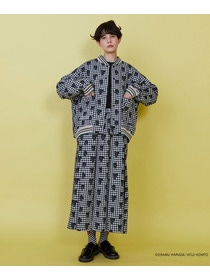 【FRAPBOIS】OSAMU GOODS レタードジャケット 詳細画像 チャコールグレー 27