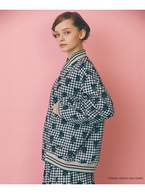 【FRAPBOIS】OSAMU GOODS レタードジャケット 詳細画像 チャコールグレー 6