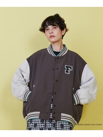 【FRAPBOIS】OSAMU GOODS レタードジャケット 詳細画像 チャコールグレー 8