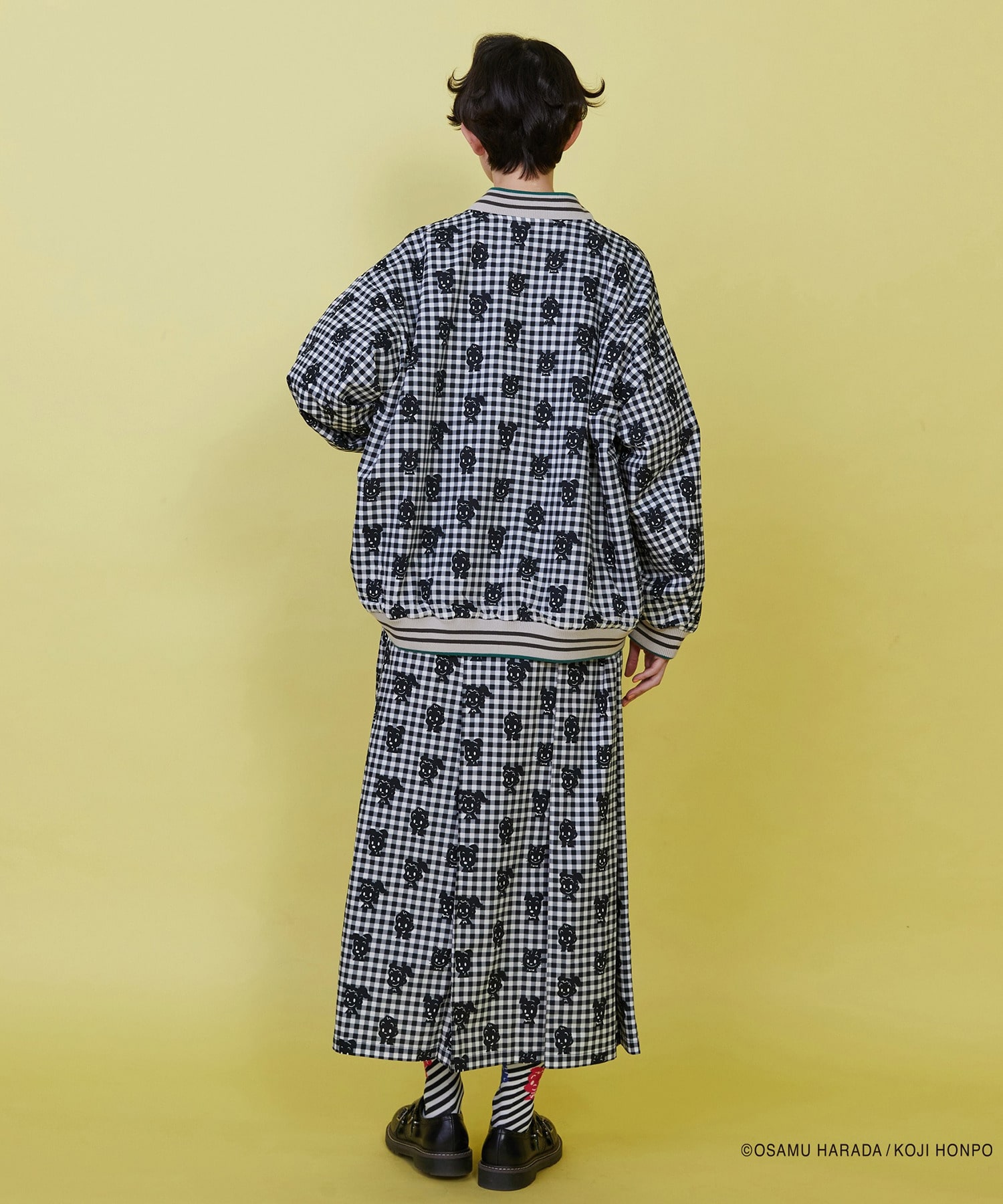 【FRAPBOIS】OSAMU GOODS レタードジャケット 詳細画像 チャコールグレー 29