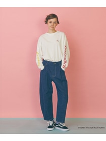 【FRAPBOIS】OSAMU GOODS デニムパンツ 詳細画像 ネイビー 1