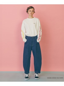 【FRAPBOIS】OSAMU GOODS デニムパンツ 詳細画像 ネイビー 2