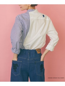 【FRAPBOIS】OSAMU GOODS デニムパンツ 詳細画像 ネイビー 5