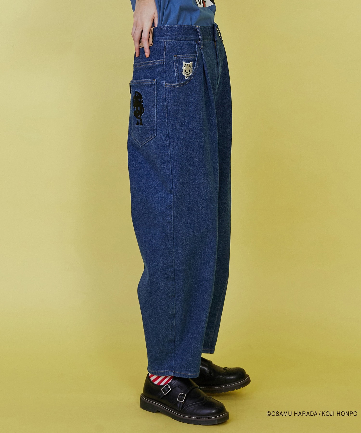 【FRAPBOIS】OSAMU GOODS デニムパンツ 詳細画像 ネイビー 11